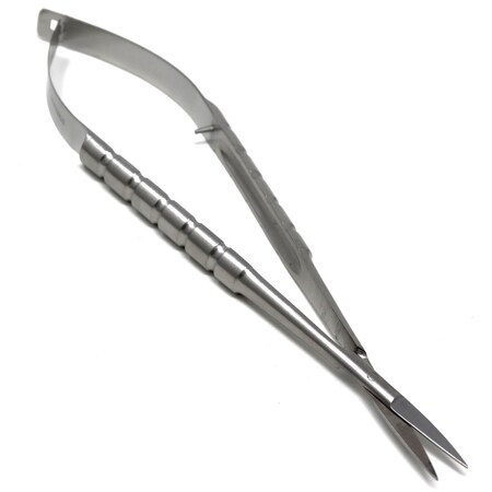 A2Z Scilab Castroviejo Micro Scissors 5.5" Straight, Round Handle A2Z-ZR543
